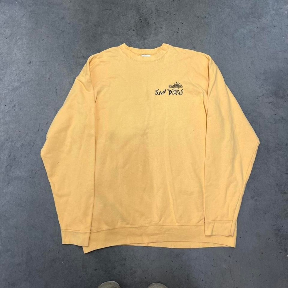 Vintage 90s USA made oneita‎ San Diego Y2K surf crew neck sweatshirt